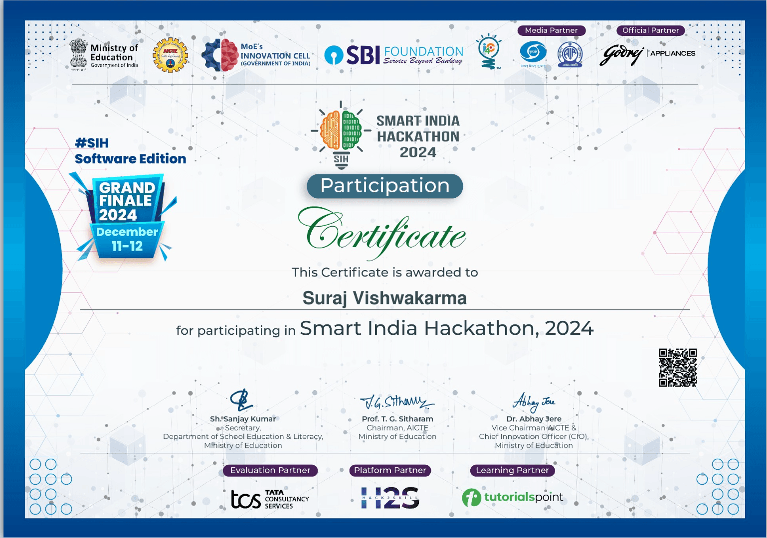 Smart India Hackathon 2024 (Finalist) photo 1