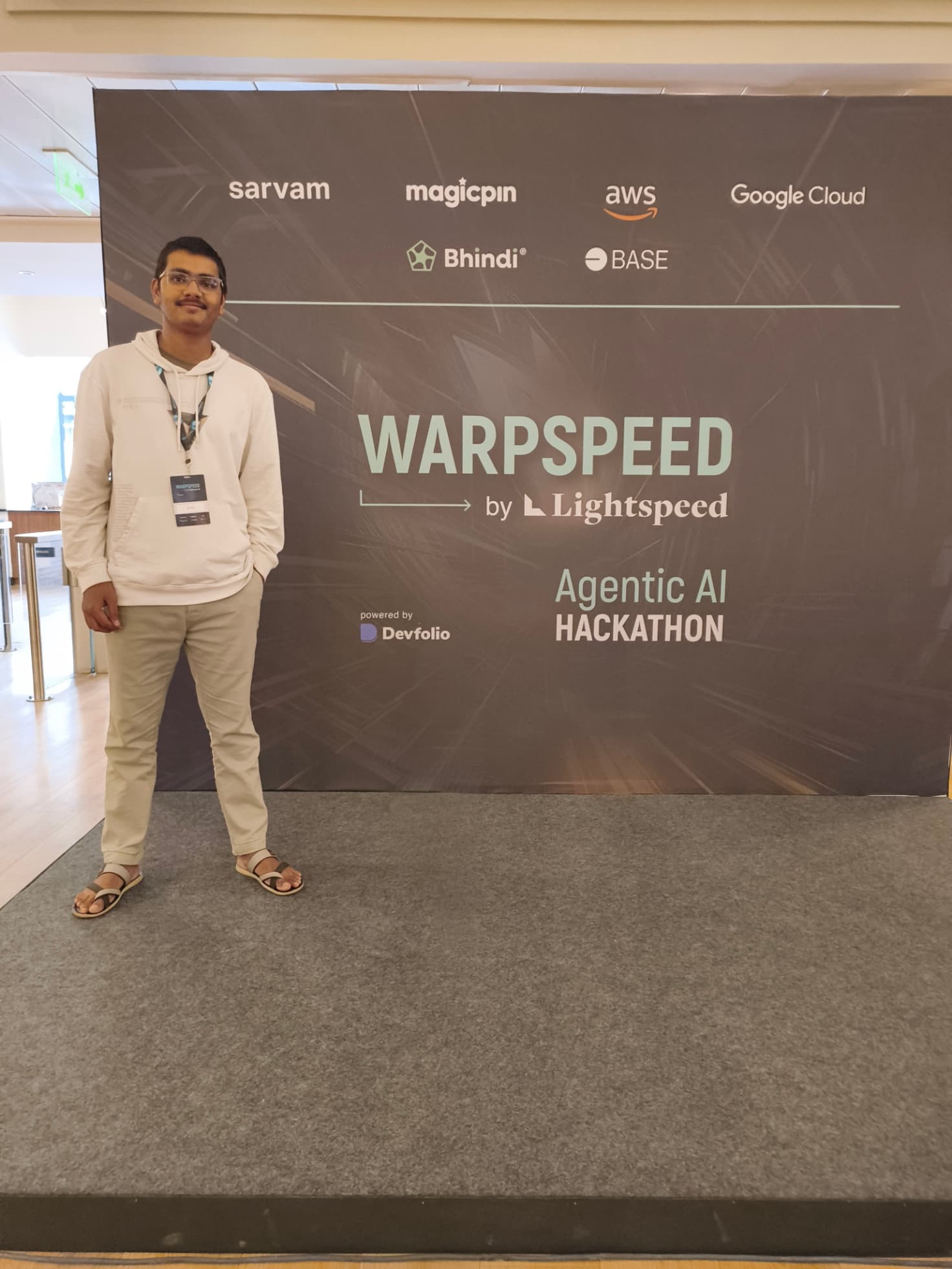 Warpspeed: Agentic AI Hackathon | Lightspeed India photo 3